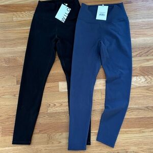 NWT WILO Leggings Bundle- Black and Navy